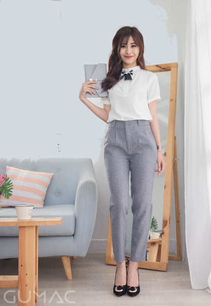 SET ÁO SƠMI CỔ TRỤ VÀ QUẦN TÂY 2 NÚT A572-QD01